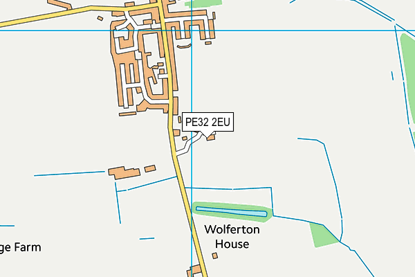 PE32 2EU map - OS VectorMap District (Ordnance Survey)