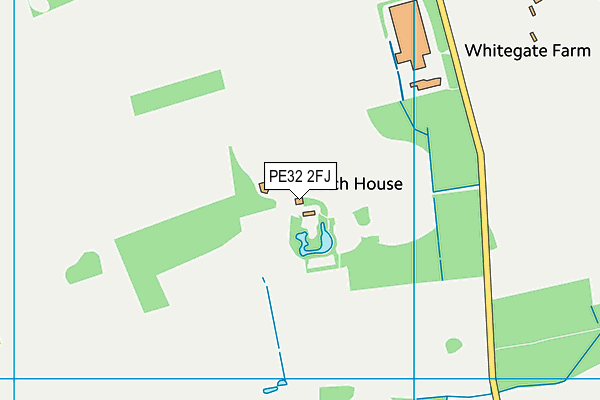 PE32 2FJ map - OS VectorMap District (Ordnance Survey)