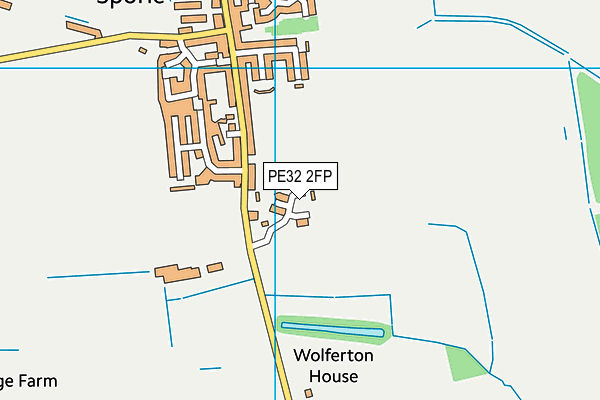 PE32 2FP map - OS VectorMap District (Ordnance Survey)