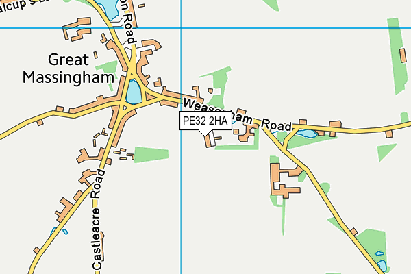 PE32 2HA map - OS VectorMap District (Ordnance Survey)