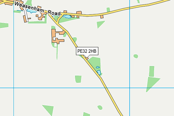 PE32 2HB map - OS VectorMap District (Ordnance Survey)