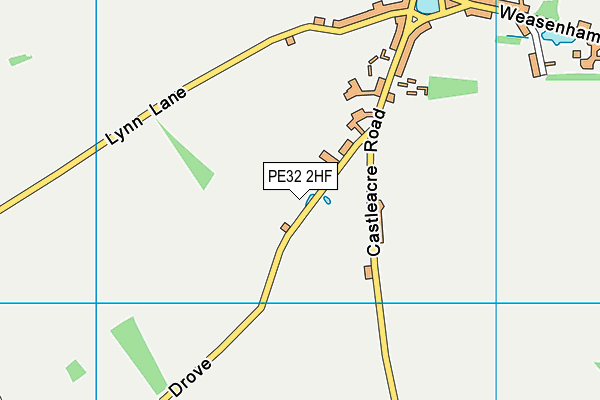 PE32 2HF map - OS VectorMap District (Ordnance Survey)