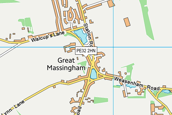 PE32 2HN map - OS VectorMap District (Ordnance Survey)