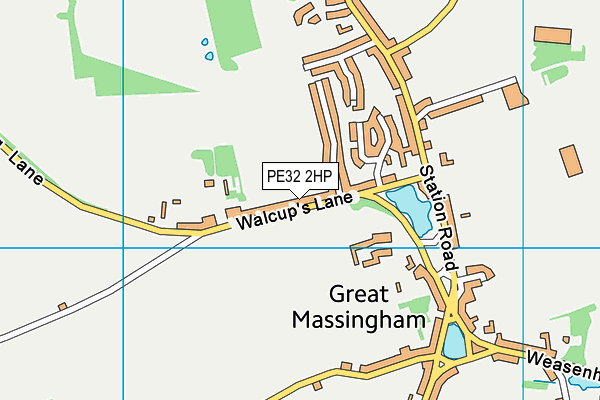 PE32 2HP map - OS VectorMap District (Ordnance Survey)