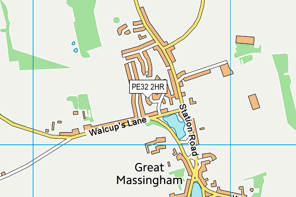 PE32 2HR map - OS VectorMap District (Ordnance Survey)