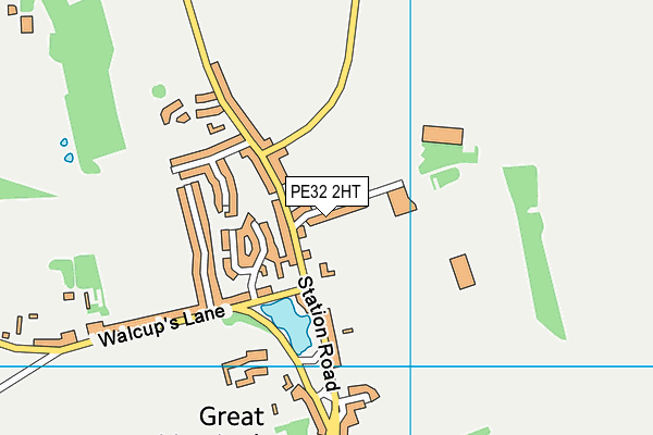 PE32 2HT map - OS VectorMap District (Ordnance Survey)