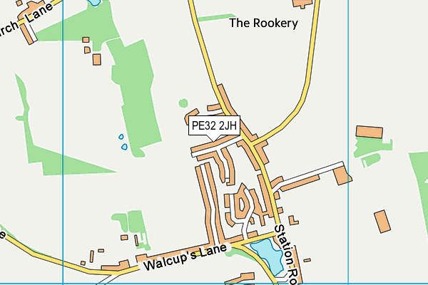 PE32 2JH map - OS VectorMap District (Ordnance Survey)