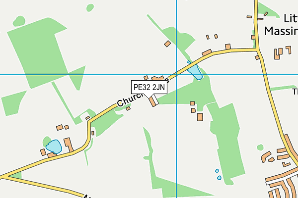 PE32 2JN map - OS VectorMap District (Ordnance Survey)