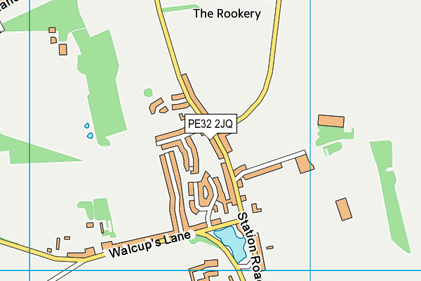 PE32 2JQ map - OS VectorMap District (Ordnance Survey)