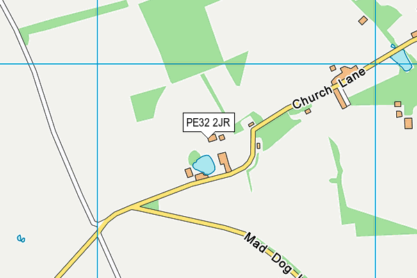 PE32 2JR map - OS VectorMap District (Ordnance Survey)