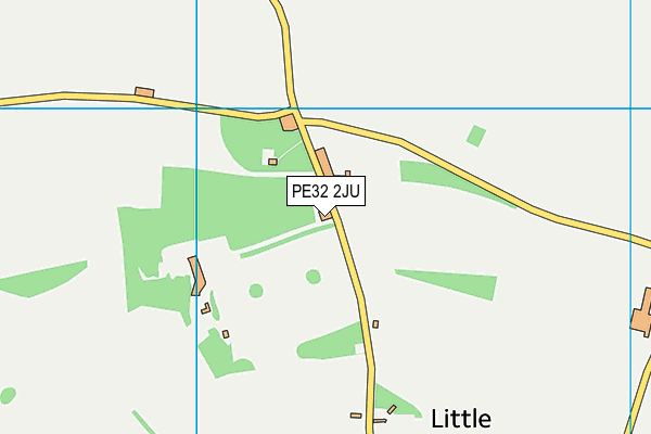 PE32 2JU map - OS VectorMap District (Ordnance Survey)