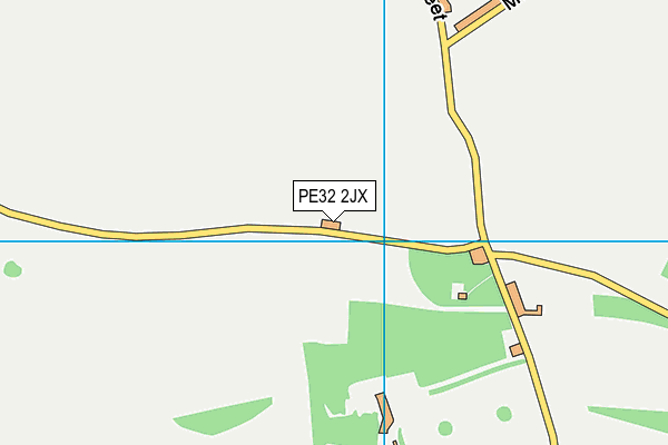 PE32 2JX map - OS VectorMap District (Ordnance Survey)
