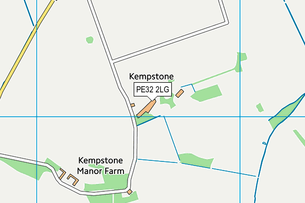 PE32 2LG map - OS VectorMap District (Ordnance Survey)