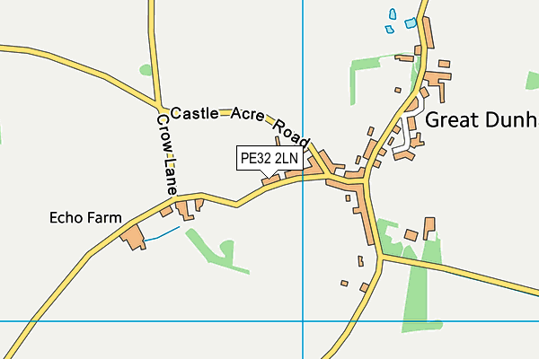 PE32 2LN map - OS VectorMap District (Ordnance Survey)