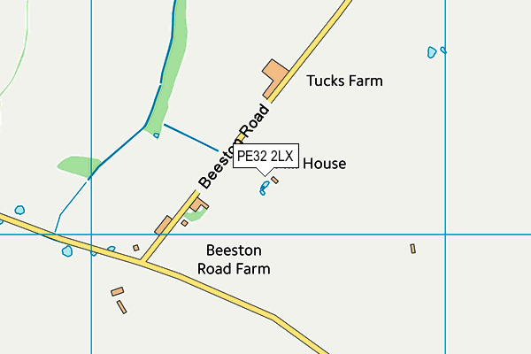 PE32 2LX map - OS VectorMap District (Ordnance Survey)