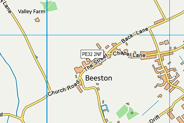 PE32 2NF map - OS VectorMap District (Ordnance Survey)