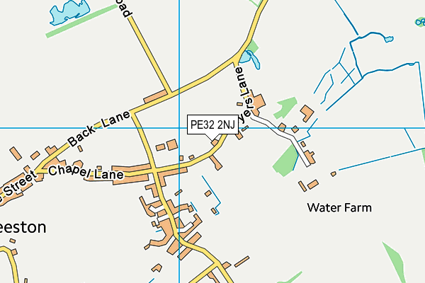 PE32 2NJ map - OS VectorMap District (Ordnance Survey)