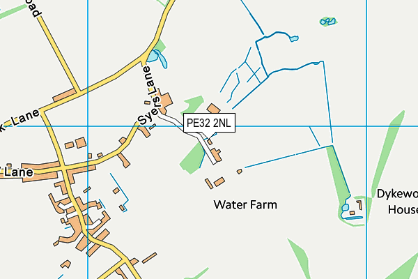 PE32 2NL map - OS VectorMap District (Ordnance Survey)
