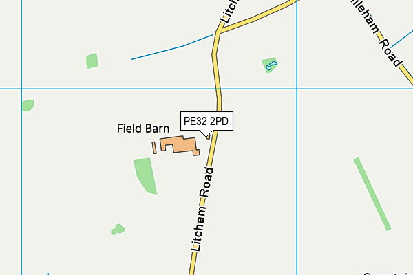 PE32 2PD map - OS VectorMap District (Ordnance Survey)