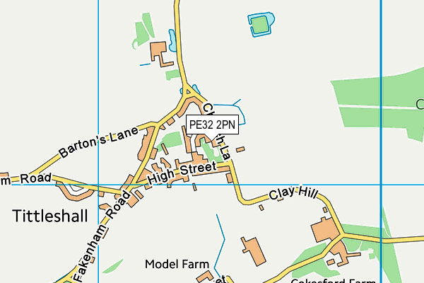 PE32 2PN map - OS VectorMap District (Ordnance Survey)