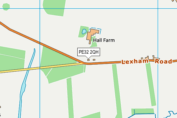 PE32 2QH map - OS VectorMap District (Ordnance Survey)