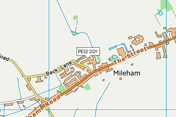PE32 2QY map - OS VectorMap District (Ordnance Survey)