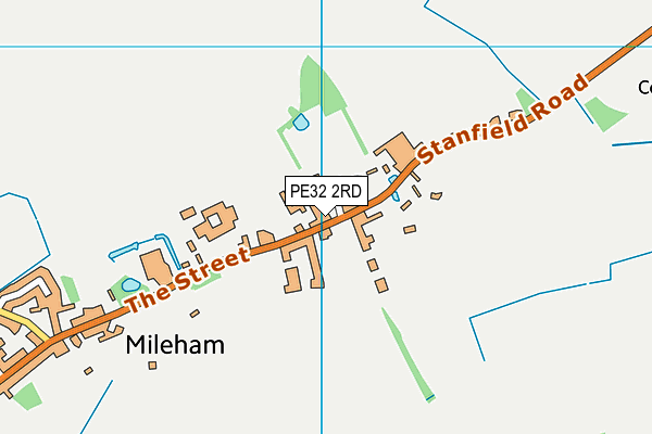 PE32 2RD map - OS VectorMap District (Ordnance Survey)