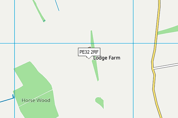 PE32 2RF map - OS VectorMap District (Ordnance Survey)