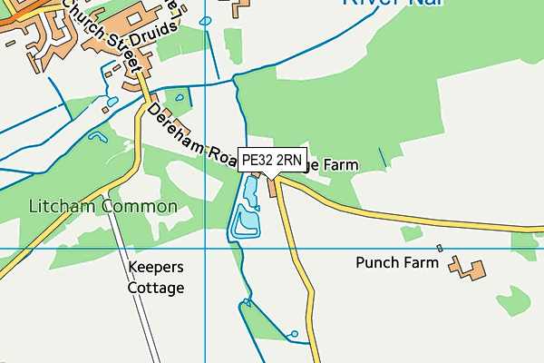 PE32 2RN map - OS VectorMap District (Ordnance Survey)