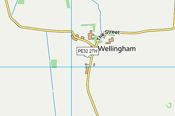 PE32 2TH map - OS VectorMap District (Ordnance Survey)