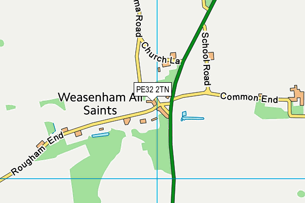 PE32 2TN map - OS VectorMap District (Ordnance Survey)