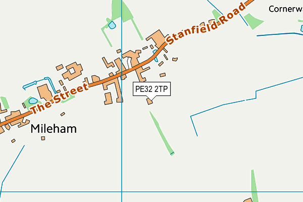 PE32 2TP map - OS VectorMap District (Ordnance Survey)