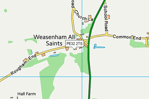 PE32 2TS map - OS VectorMap District (Ordnance Survey)