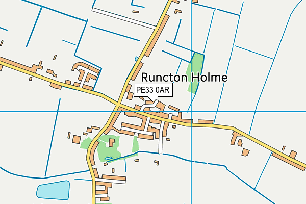 PE33 0AR map - OS VectorMap District (Ordnance Survey)