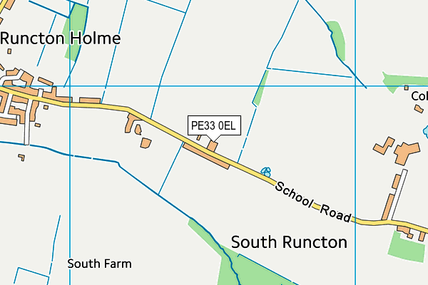 Holy Cross Church of England Primary School map (PE33 0EL) - OS VectorMap District (Ordnance Survey)