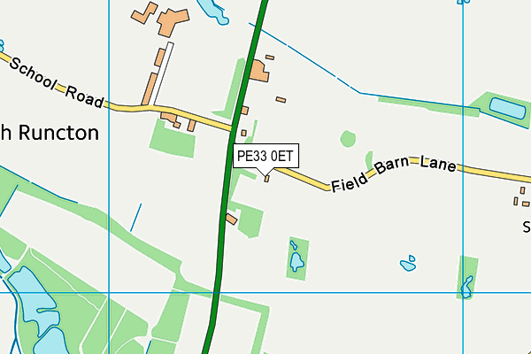 PE33 0ET map - OS VectorMap District (Ordnance Survey)