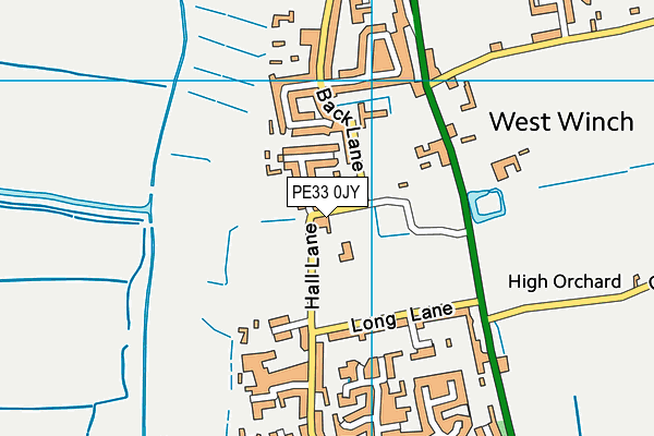 William Burt Community Complex map (PE33 0JY) - OS VectorMap District (Ordnance Survey)