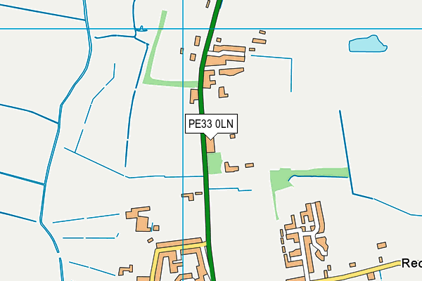 PE33 0LN map - OS VectorMap District (Ordnance Survey)