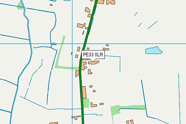 PE33 0LR map - OS VectorMap District (Ordnance Survey)