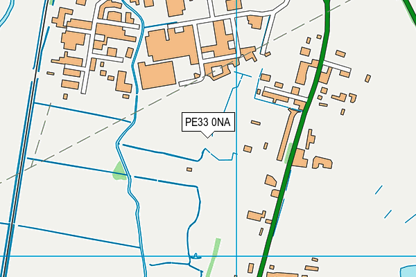 PE33 0NA map - OS VectorMap District (Ordnance Survey)