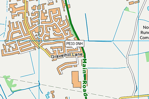 PE33 0NH map - OS VectorMap District (Ordnance Survey)