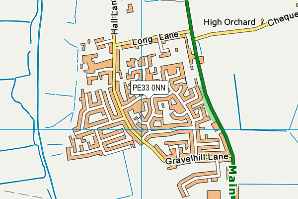 PE33 0NN map - OS VectorMap District (Ordnance Survey)