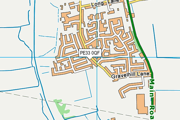 PE33 0QF map - OS VectorMap District (Ordnance Survey)