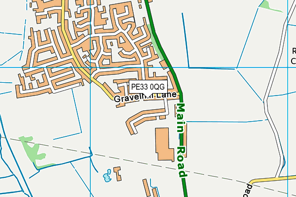PE33 0QG map - OS VectorMap District (Ordnance Survey)