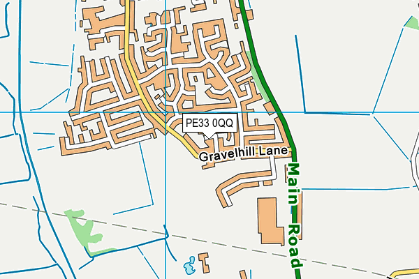 PE33 0QQ map - OS VectorMap District (Ordnance Survey)