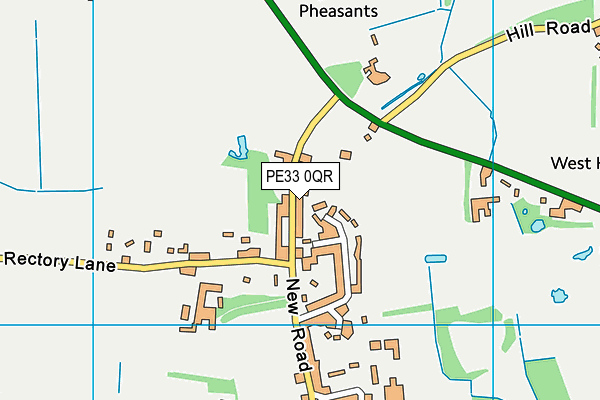 PE33 0QR map - OS VectorMap District (Ordnance Survey)