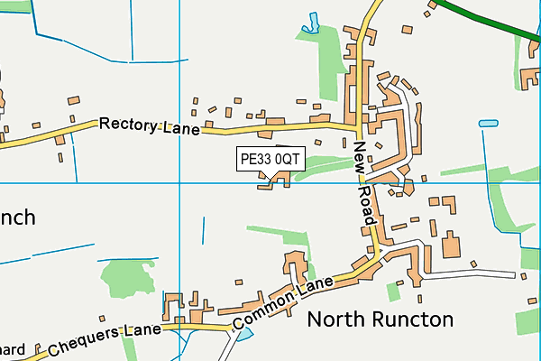 PE33 0QT map - OS VectorMap District (Ordnance Survey)