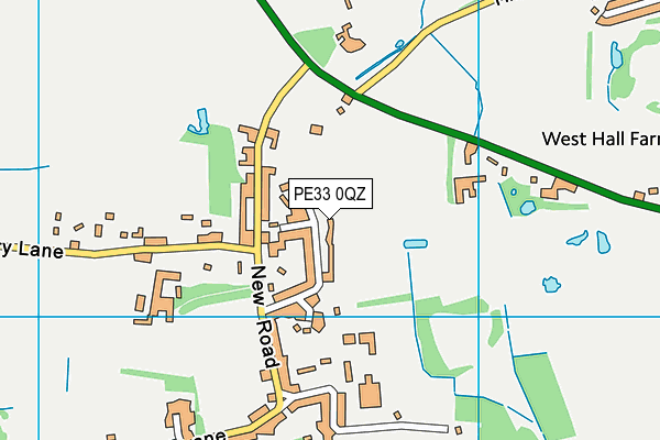 PE33 0QZ map - OS VectorMap District (Ordnance Survey)