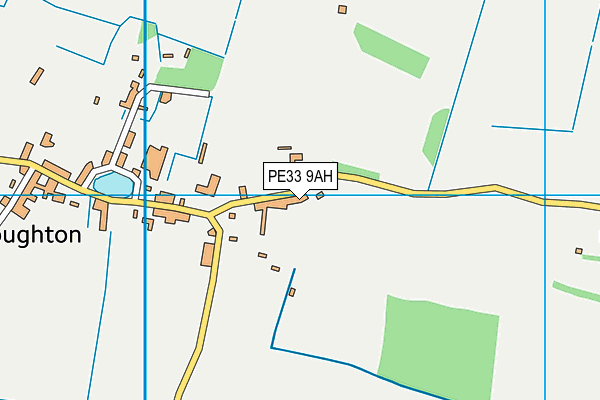 PE33 9AH map - OS VectorMap District (Ordnance Survey)