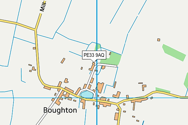 PE33 9AQ map - OS VectorMap District (Ordnance Survey)